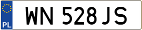 Truck License Plate